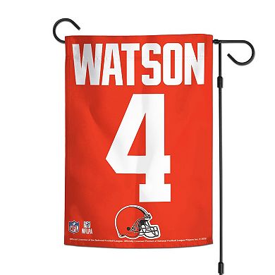 WinCraft Deshaun Watson Cleveland Browns 12" x 18" Player Double-Sided Garden Flag