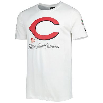 Men's New Era White Cincinnati Reds Historical Championship T-Shirt
