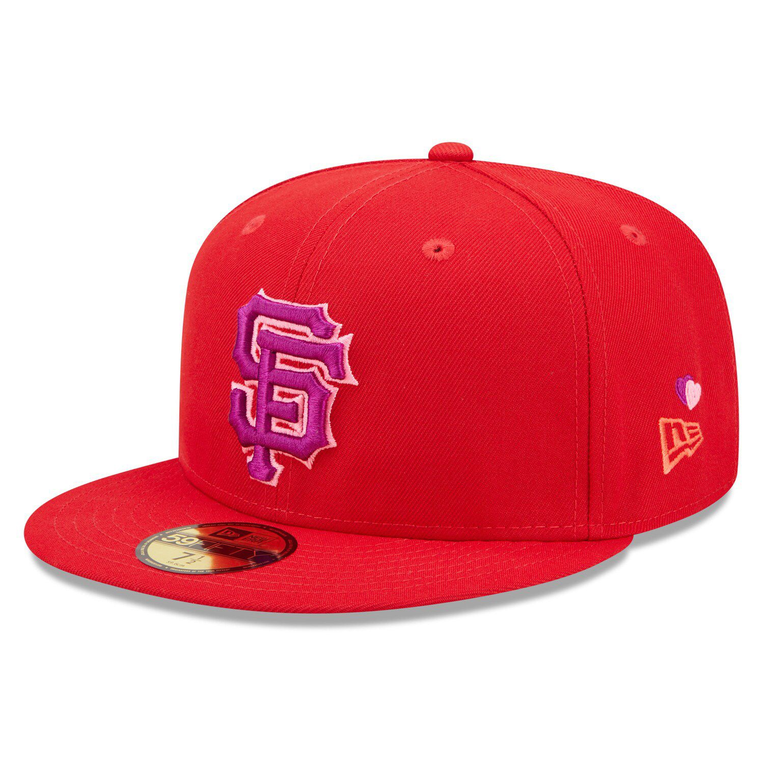 fitted hat colored undervisor