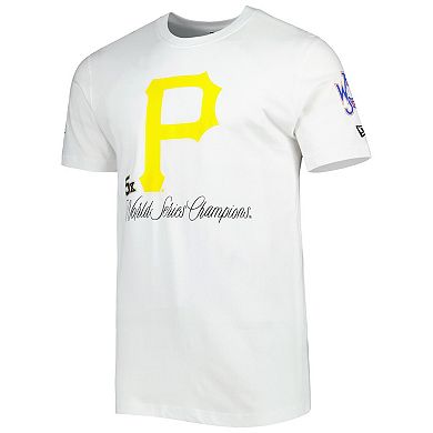 Men's New Era White Pittsburgh Pirates Historical Championship T-Shirt