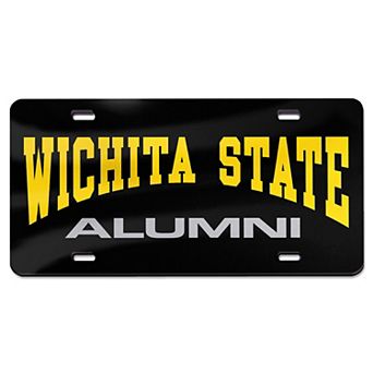 WinCraft Wichita State Shockers Alumni Laser Cut Acrylic License Plate