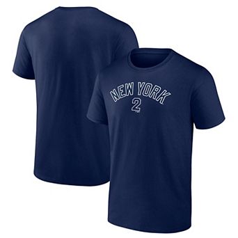Men's Fanatics Branded Derek Jeter Navy New York Yankees Player Name & Number T-Shirt
