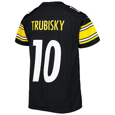 Youth Nike Mitchell Trubisky Black Pittsburgh Steelers Game Jersey