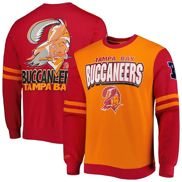 Men's Mitchell & Ness Orange Tampa Bay Buccaneers All Over 2.0