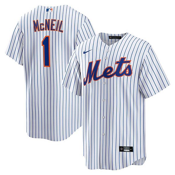 Jeff McNeil New York Mets Autographed White Nike Replica Jersey