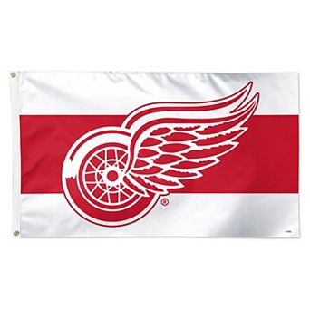 WinCraft Detroit Red Wings 3' x 5' Horizontal Stripe Deluxe Single-Sided Flag