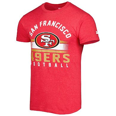 Men's Starter Scarlet San Francisco 49ers Prime Time T-Shirt