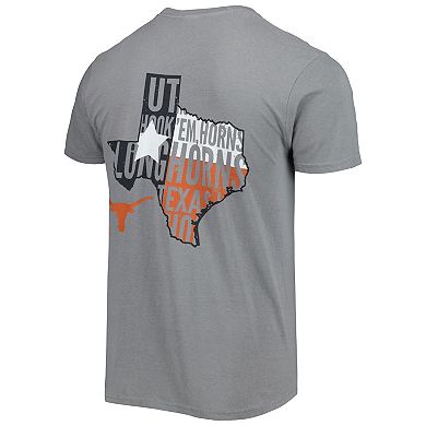 Men's Gray Texas Longhorns Hyperlocal State T-Shirt