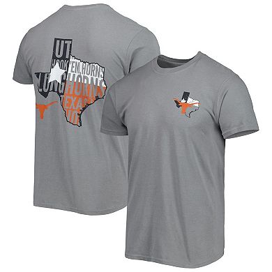 Men's Gray Texas Longhorns Hyperlocal State T-Shirt