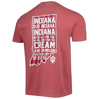 Men's Crimson Indiana Hoosiers Hyperlocal T-Shirt