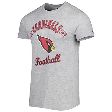 Men's Starter Heathered Gray Arizona Cardinals Prime Time T-Shirt