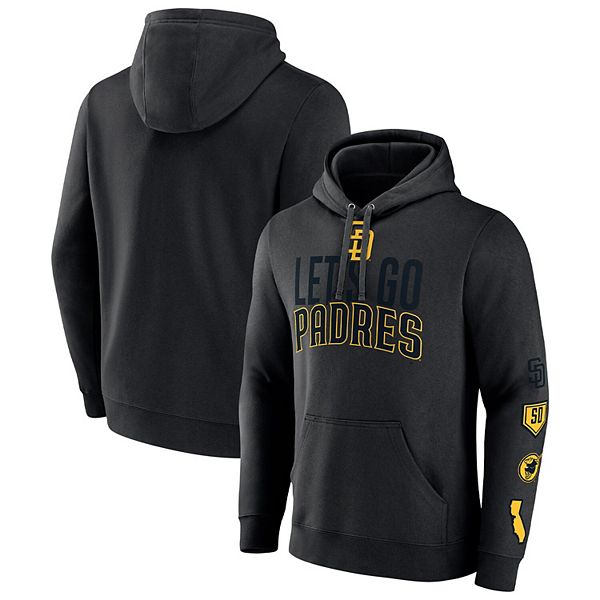 Men's Fanatics Branded Black San Diego Padres Bases Loaded Pullover Hoodie