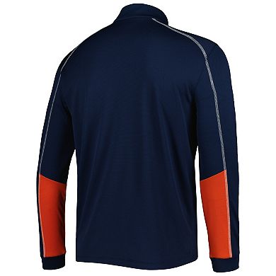 Men's Columbia Navy Auburn Tigers Shotgun 2.0 Omni-Wick Quarter-Zip Jacket