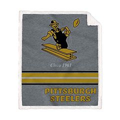 Pittsburgh Steelers Block Logo Three Piece Full/Queen Bed Set