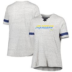 Keenan Allen Los Angeles Chargers Fanatics Branded Women's Team Player Name  & Number Tri-Blend Raglan 3/4-Sleeve T-Shirt - Powder Blue