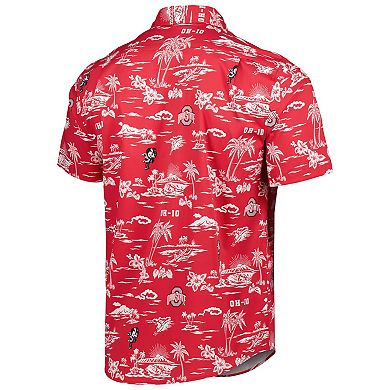 Men's Reyn Spooner Scarlet Ohio State Buckeyes Classic Button-Down Shirt