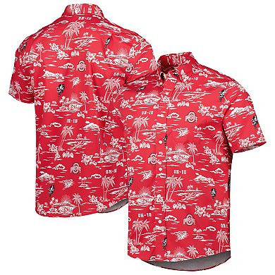 Men's Reyn Spooner Scarlet Ohio State Buckeyes Classic Button-Down Shirt