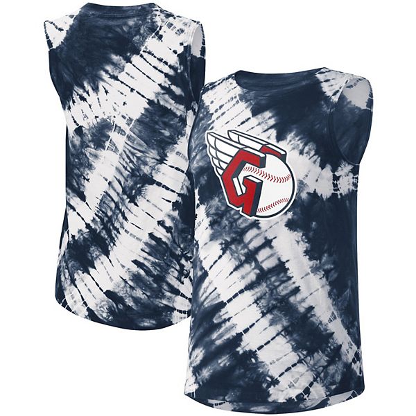 Youth Navy Cleveland Guardians Tie-Dye T-Shirt 