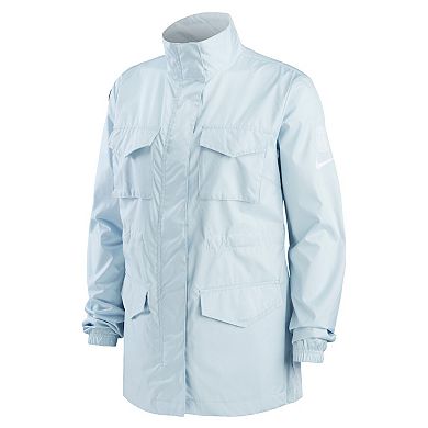 Women's Nike Light Blue Paris Saint-Germain M65 Woven Full-Zip Jacket