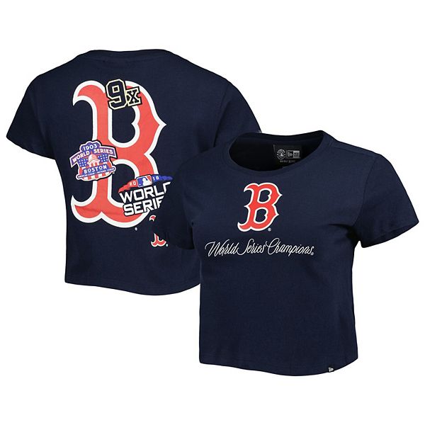 Women's New Era Blue Boston Red Sox Historic Champs TShirt