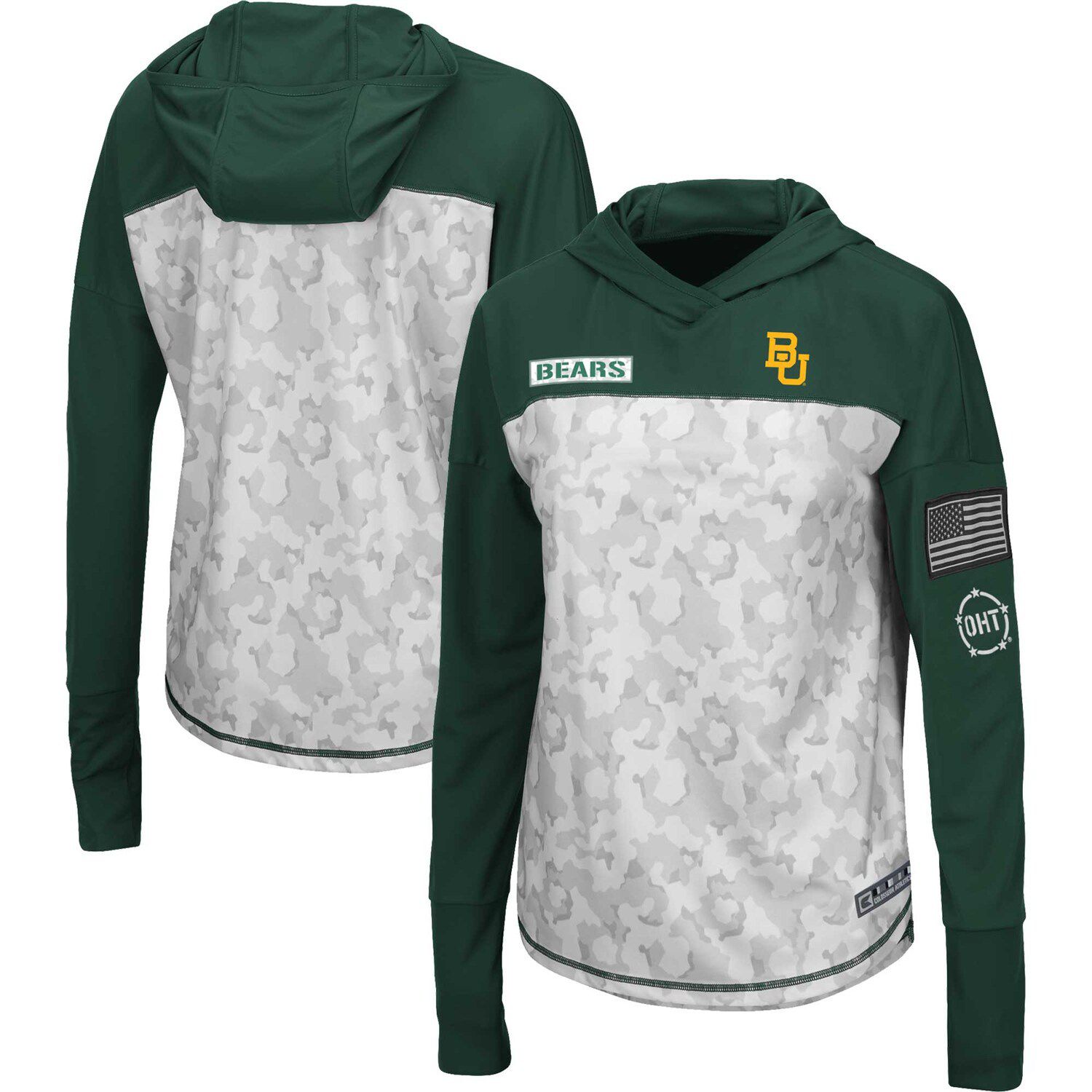 Men's Nike White Baylor Bears Legend Bench Long Sleeve T-Shirt