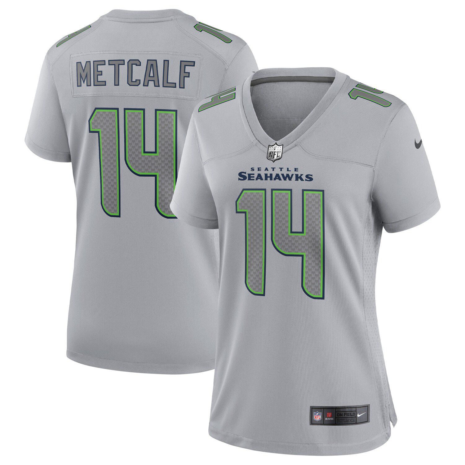 Mens Seattle Seahawks 12s Nike Gray Elite Jersey