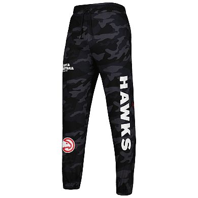 Men's New Era Black/Camo Atlanta Hawks Tonal Joggers