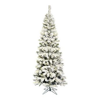 Vickerman 6.5-ft. Flocked Artificial Pacific Pencil Christmas Tree