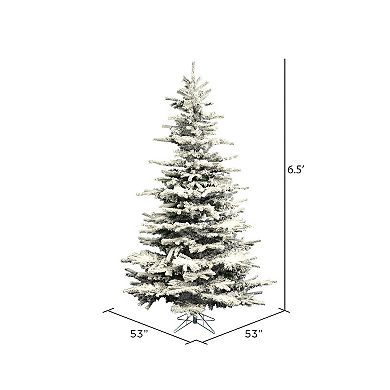 Vickerman 6.5-ft. Flocked Sierra Fir Artificial Christmas Tree