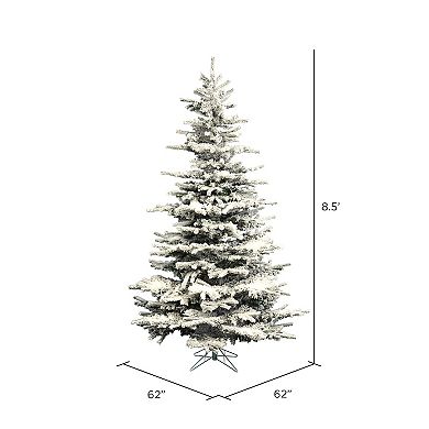 Vickerman 8.5-ft. Artificial Flocked Sierra Fir Christmas Tree