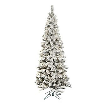 Vickerman 6.5-ft. Pre-lit Flocked Pacific Pencil Artificial Christmas Tree