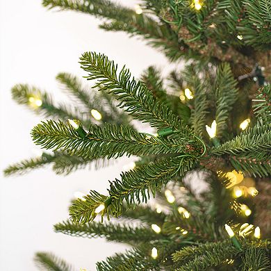 Vickerman 9-ft. Artificial Alberta Spruce Christmas Tree with LED Lights