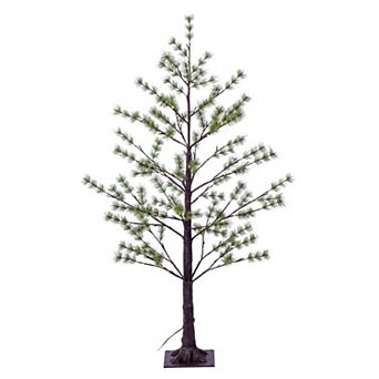 Vickerman 4-ft. Artificial Mini Pine LED Twig Tree Floor Decor