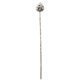 Vickerman Set of 4 Artificial Snow Pinecone Stems