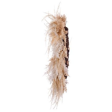 Vickerman Fern and Mini Leaves Artificial Wreath