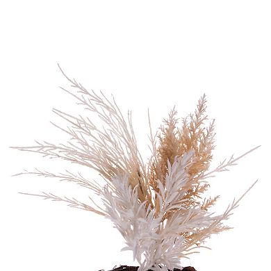 Vickerman Fern and Mini Leaves Artificial Wreath