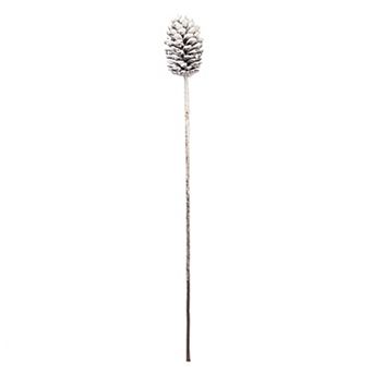 Vickerman Set of 3 Artificial Snow Pinecone Stems