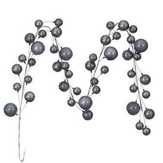 Vickerman 10-ft. Pearl Branch Ball Wire Artificial Garland