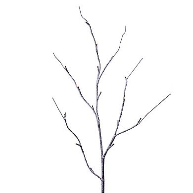 Vickerman 8-ft. Artificial Brown Frosted LED Twig Tree Floor Decor