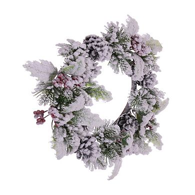 Vickerman Frosted Berry, Pinecone & Pine Artificial Wreath