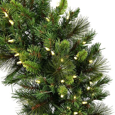 Vickerman Bangor Mixed Pine Artificial Christmas Garland with LED Lights