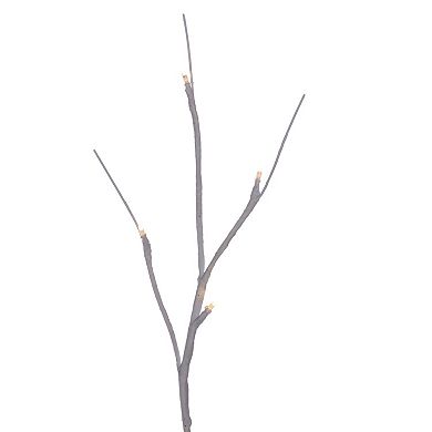 Vickerman Set of 2 Artificial Birch LED Twig Branches