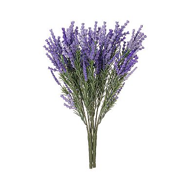 Vickerman Set of 2 Artificial Lavender Bushes