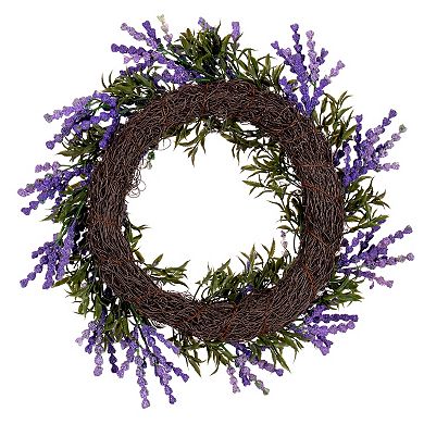 Vickerman Lavender Artificial Wreath