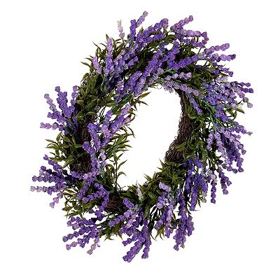 Vickerman Lavender Artificial Wreath