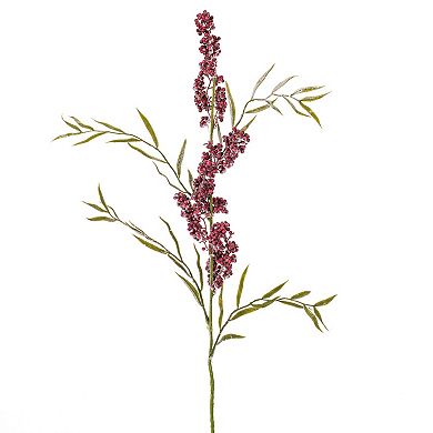 Vickerman Set of 4 Artificial Glitter Pepper Berry Sprays