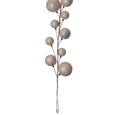 Vickerman 10-ft. Artificial Oat Pearl Ball Wire Garland