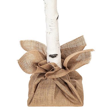 Vickerman 6-ft. Artificial Birch Twig Tree with Warm White LED Lights Floor Decor