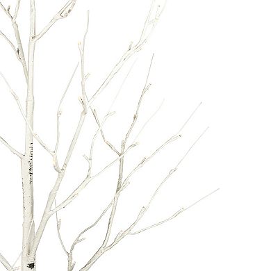 Vickerman 8-ft. Artificial Birch Twig Tree with Warm White LED Lights Floor Decor