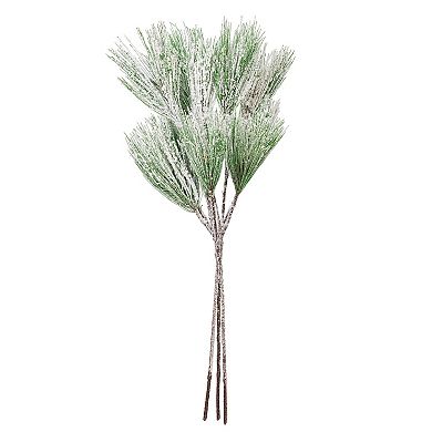 Vickerman Artificial Snow Pine Needle Spray - Set of 3